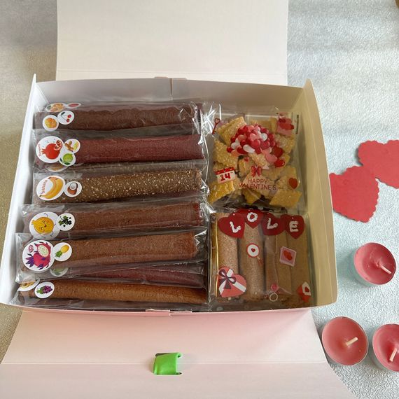 Подарочный набор пастилы «Нежный комплимент» ( три вида пастилы), 800 г | Зображення 1