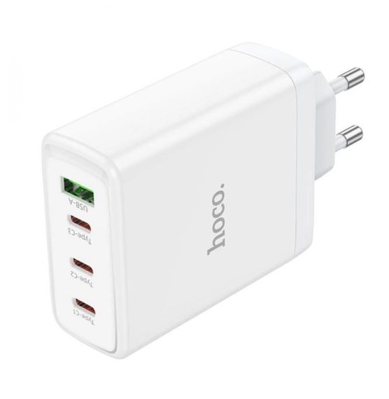 Зарядное устройство сетевое HOCO N31 Leader PD100W, белое | Зображення 1