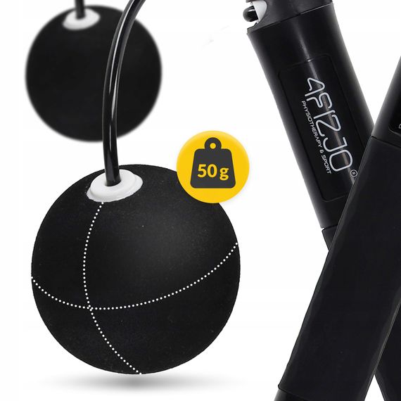 Скакалка з лічильником 4FIZJO 2 в 1 провідна/бездротова Black (P-5905973402200) | Зображення 3