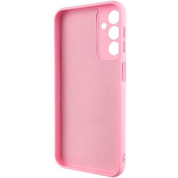 Чохол TPU GETMAN Liquid Silk Full Camera для Samsung Galaxy M34 5G Рожевий / Pink | Зображення 3