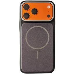 Чехол TPU TechWoven Hybrid with MagSafe для Apple iPhone 15 Pro Max (6.7") Black / Purple