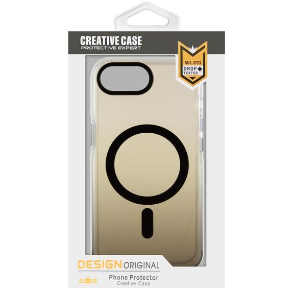 Чохол TPU+PC Phantom with MagSafe для Apple iPhone 16e (6.1") Black | Зображення 3