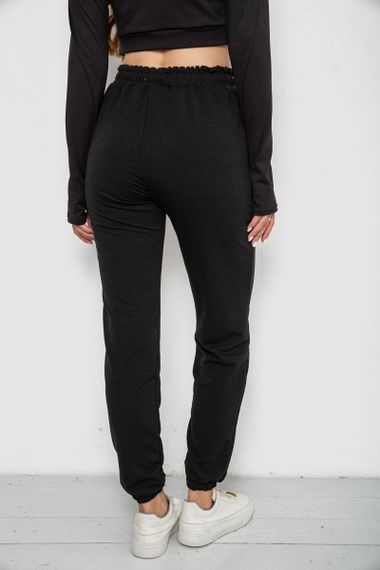 Спортивные штаны женские, цвет черный, 238R345-1 | Зображення 3