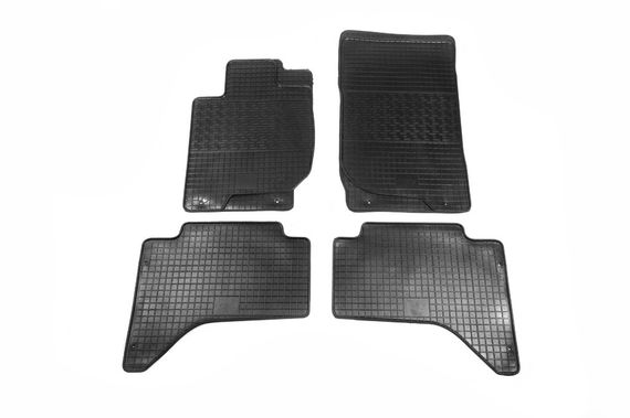 Резиновые коврики (4 шт, Polytep) для Mitsubishi Pajero Sport 2008-2015 гг | Зображення 1