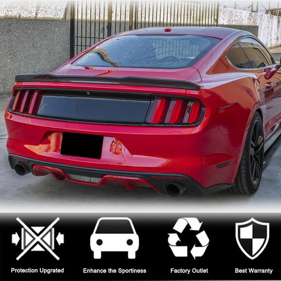 Спойлер V4 (Карбон) для Ford Mustang 2015-2023 гг | Зображення 1