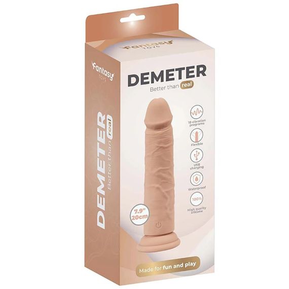 Реалістичний силіконовий вібратор Demeter better than real Sex Aura | Зображення 6