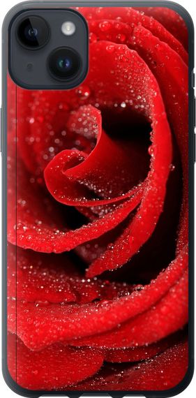 Чехол на iPhone 14 Plus Красная роза "529u-2645-17620"