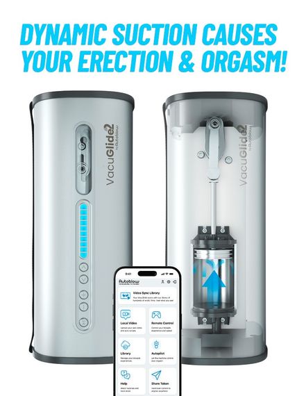 Автоматичний мастурбатор - Autoblow VacuGlide 2 Sex Aura | Зображення 6