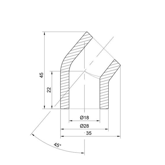 Кутник PPR Thermo Alliance 20, 45° DSE101 | Зображення 1