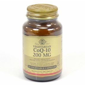 Коензим Solgar Vegetarian CoQ-10 200 mg 30 Veg Caps