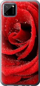 Чехол на Realme C11 2020 Красная роза "529u-2031-17620"