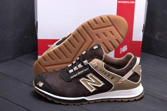 шкіряні кросівки New Balance Brown | Зображення 2