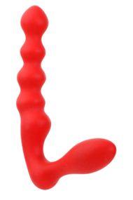 Анальний стимулятор PURRFECT SILICONE Butt PLUG, RED, Червоний