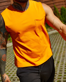 Майка Asc жовтогарячий S M