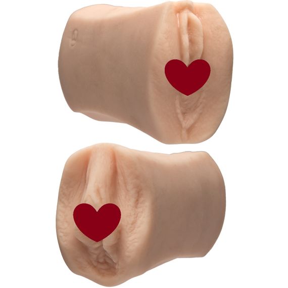 Мастурбатор двусторонний Doc Johnson Jessie Andrews / Julia Ann Ultraskyn, вагина/вагина sexstyle