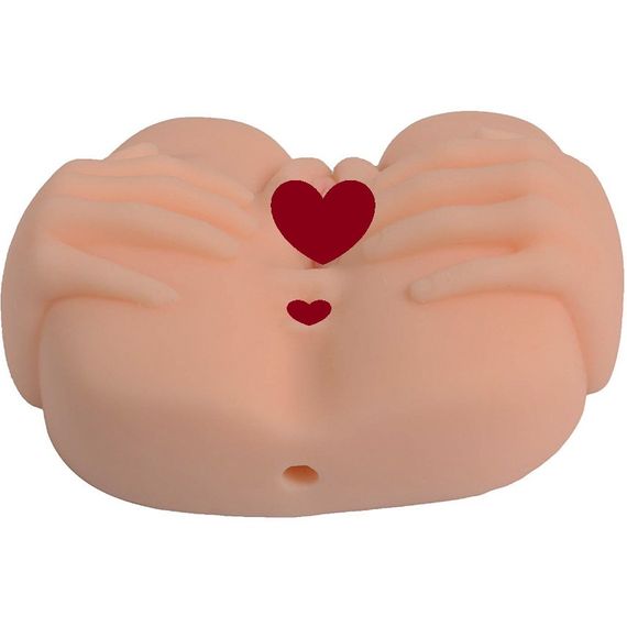 Мастурбатор Вагіна-Анус Delicate hand masturbator без вібрації тілесний Sex Aura