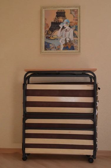 Раскладушка Vista Венеция люкс на ламелях с матрасом и подголовником, для дома и дачи, до 120 кг | Зображення 7