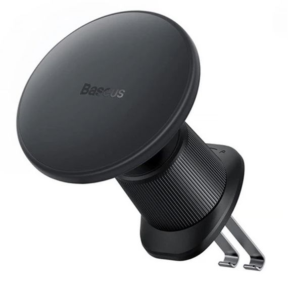 Автотримач з БЗП Baseus CW01 Magnetic 15W (air outlet) (C40141001111) Cluster Black