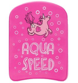 Дошка для плавання Aqua Speed ​​KIDDIE KICKBOARD Unicorn 6896 рожевий Діт 31x23x2,4cм 5908217668967