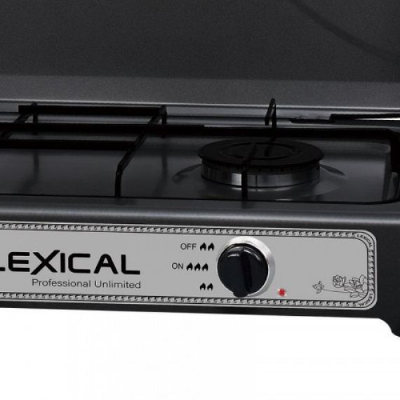 Газова плита настільна на 2 конфорки Lexical LGS-2812-2 (LGS-2812-2_908) | Зображення 3