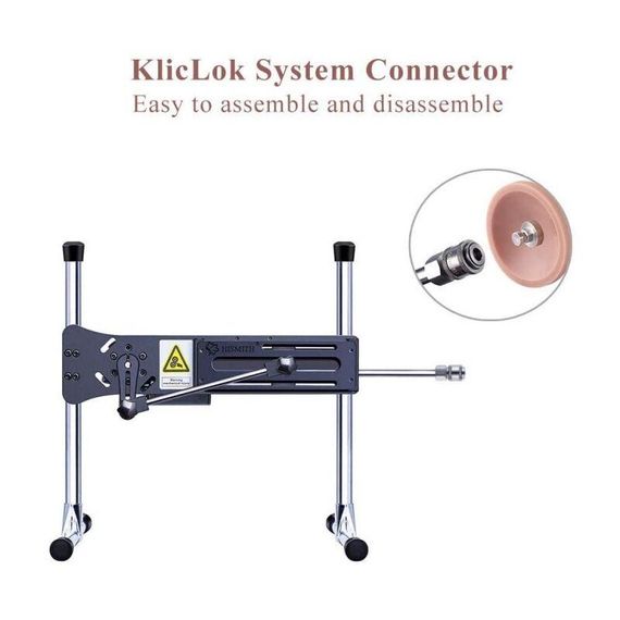 Фалоімітатор 10.2″ з вібрацією для секс-машин Hismith Silicone Dildo with Vibe, KlicLok, пульт ДК sexstyle | Зображення 1