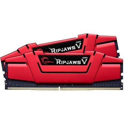 Модуль пам'яті для комп'ютера DDR4 8GB (2x4GB) 2666 MHz RIPJAWS V RED G.Skill (F4-2666C15D-8GVR) | Зображення 1