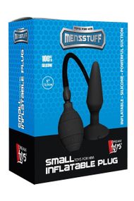 Анальний плаг розширювач із накачуванням Dream Toys Menzstuff Small Inflatable Plug чорний Sex Aura