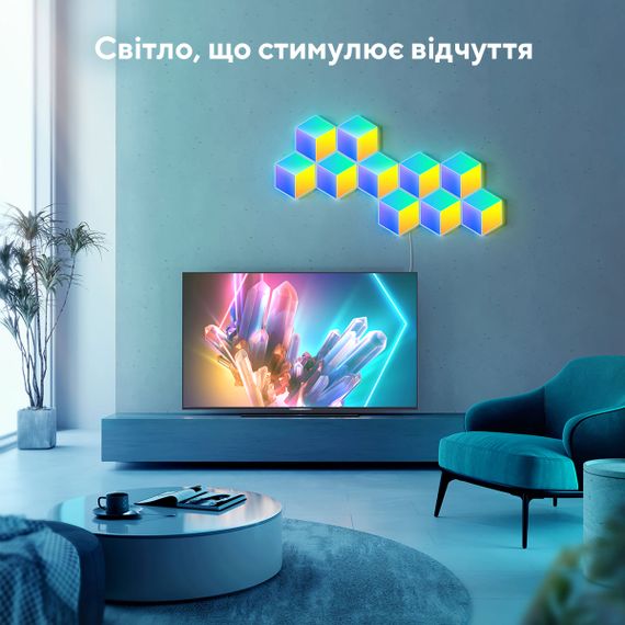Набір настінних світильників Govee  H6066 Glide Hexa Pro LED Light Panels 10шт RGB Білий (H6066302) | Зображення 6