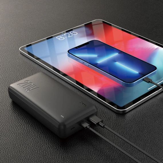 Зовнішній акумулятор HOCO J87A Tacker PD20W+QC3.0 power bank(20000mAh) Black | Зображення 2