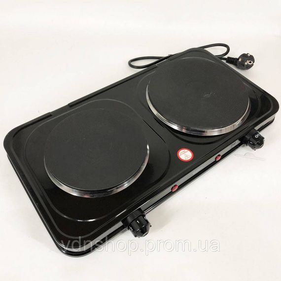 Кухонная плита для маленькой кухни, Электрическая плита на две конфорки для стола NX-46 | Зображення 5