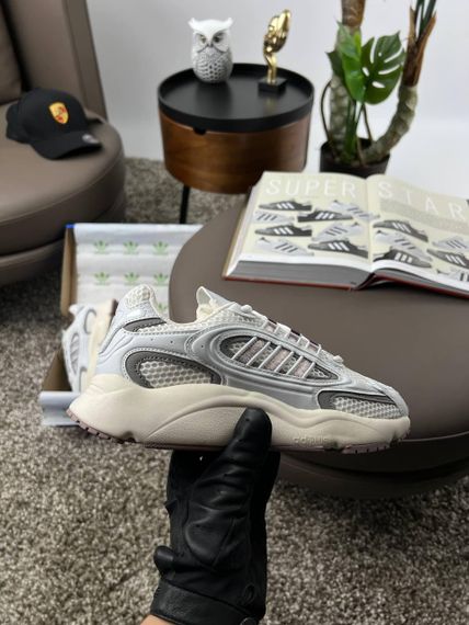 Кросівки Ozmillen White Gray Beige (шкіра , текстиль) весна / літо / осінь 41 26 см | Зображення 2