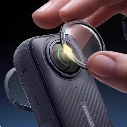 Защита объектива для Insta360 X4 optical PC защитное стекло для линз (2743981663) | Зображення 3