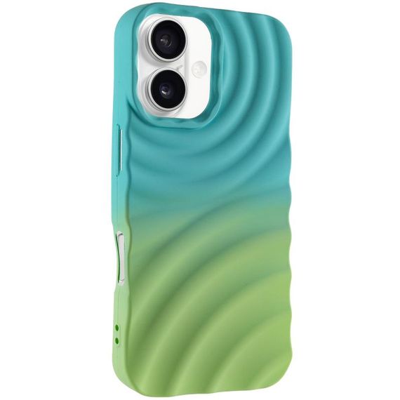 Чохол TPU ColorWave для Apple iPhone 16 (6.1") Marine Green / Mint