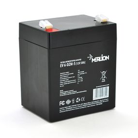 Тяговая аккумуляторная батарея Merlion EV 6-DZM-5.12V 5A h F2 (90x70x101),Q10