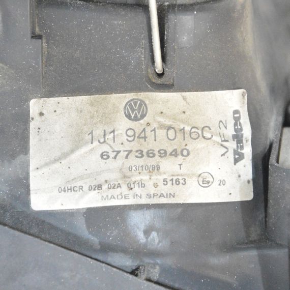 Фара передня права VW Volkswagen Golf IV 1997-2005 Фольксваген Гольф 4 1J1941016C | Зображення 4