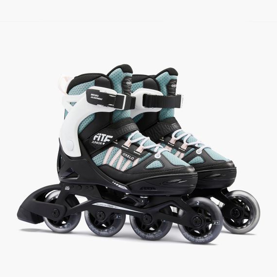 Kids' Inline Fitness Skates Fit 5 - Pink/Khaki - 32/35 | Зображення 3