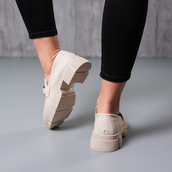 Броги женские Fashion Cann 3754 39 размер 25 см Бежевый | Зображення 7