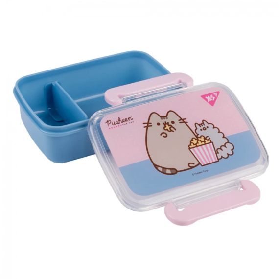 Контейнер для їжі Pusheen YES 708364 420 мл Сіро-рожевий shop (5056574452047) | Зображення 1