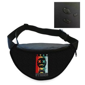 Сумка-бананка мужская/женская спортивная 32×16 см с расширителем поясная сумка или сумка через плечо (3757)