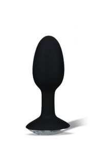 Силіконова анальна пробка CRYSTAL AMULET SILICONE BUTT PLUG LARGE, діаметр 3,5 см