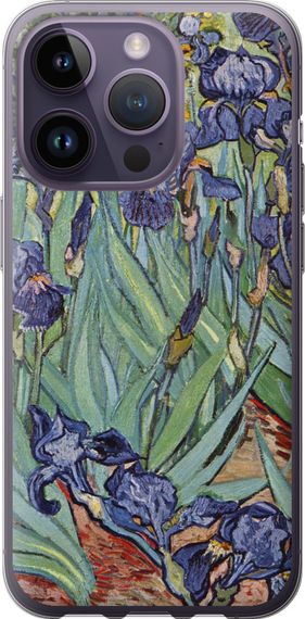 Чехол на iPhone 14 Pro Винсент Ван Гог. Ирисы "161u-2646-17620"