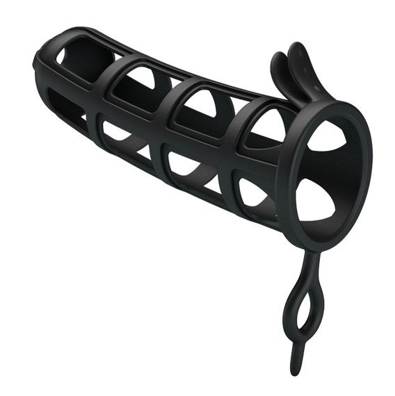 Стимулирующая ажурная насадка Penis Sleeve, BI-026235 sexstyle | Зображення 2