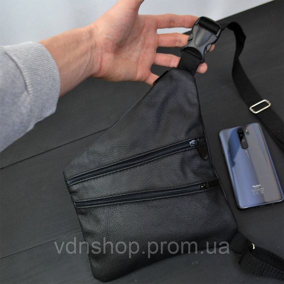 Чоловіча вулична сумка через плече, Сумка чоловіча легка через плече стильна слінг QG-11 | Зображення 3