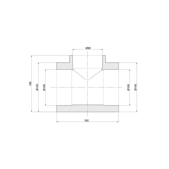 Трійник PPR Thermo Alliance 110х90х110 DSC127 | Зображення 1