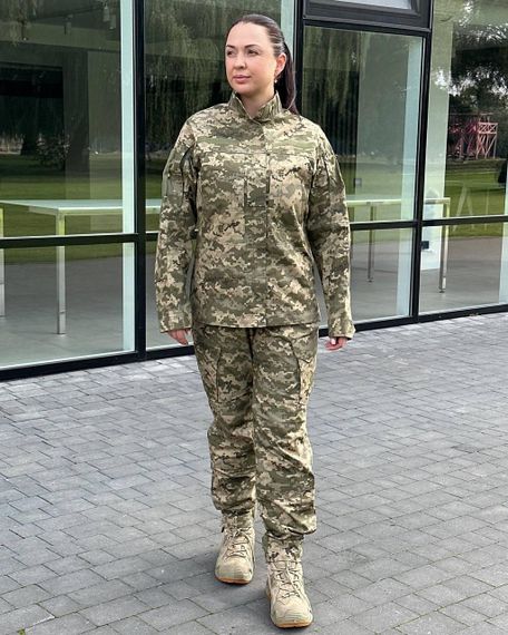 Тактичний статутний жіночий костюм ЗСУ Піксель мм14 Military