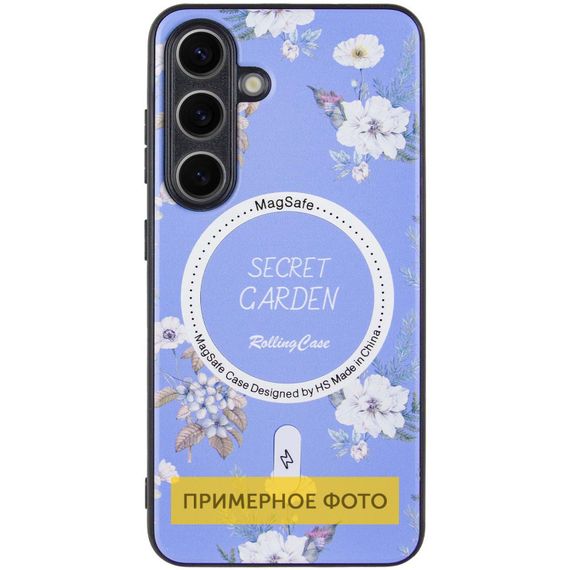 TPU+PC чехол Secret Garden with MagFit для Samsung Galaxy S23 FE Lilac | Зображення 1