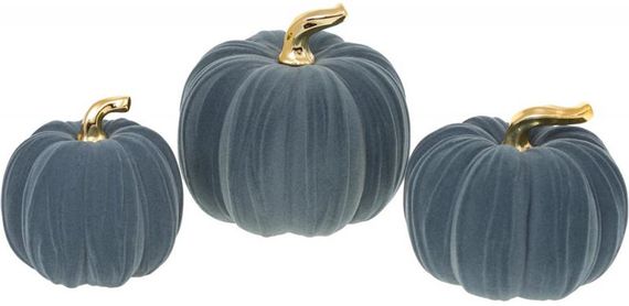 Статуэтка Pumpkin Blue-Gray 15х15х11.5см ceramic | Зображення 1