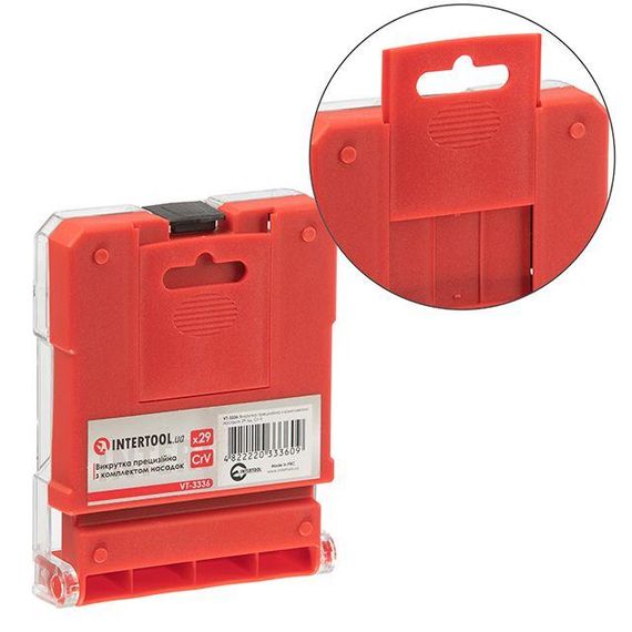 Викрутка прецизійна з комплектом насадок 29 од., Cr-V INTERTOOL VT-3336 | Зображення 3