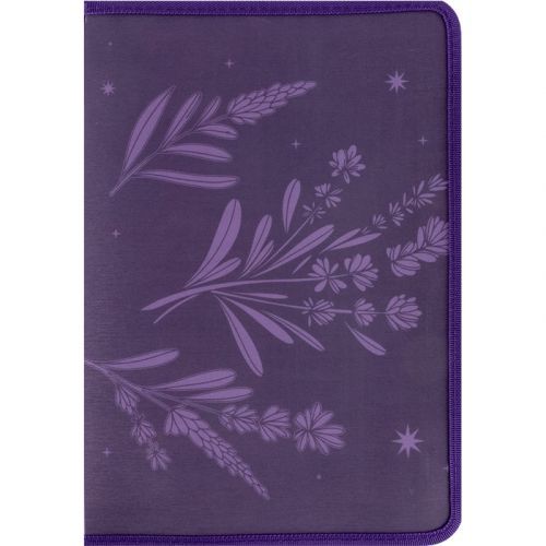 Папка об'ємна на блискавці А4+ Lavender-1