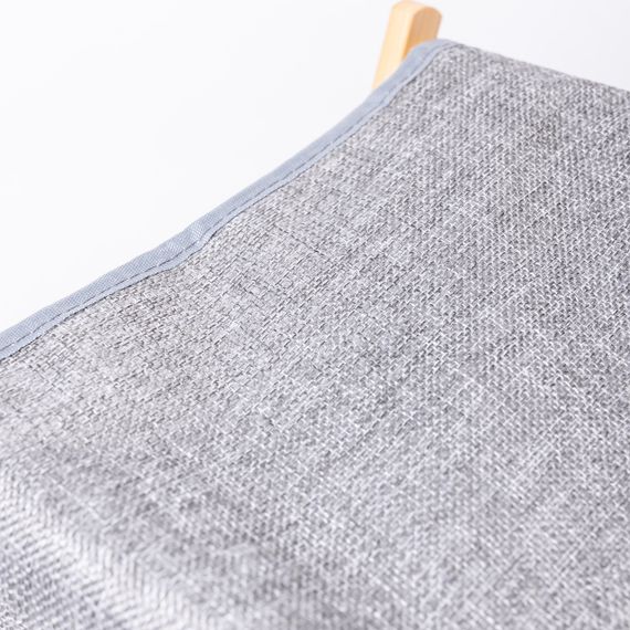 Кошик для білизни на підставці 52×30×60 (см) м'який Сірий HP-41-17 | Зображення 6